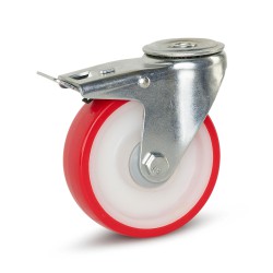 PU wielen voorzien van een PU bandage