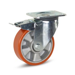 Industrieel geremd zwenkwiel, perfecte kwaliteit en scherp geprijsd!