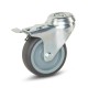 Geremd meubel zwenkwiel 75 mm - M6-75