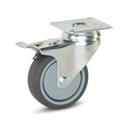 Industrieel zwenkwiel geremd, perfecte kwaliteit en scherp geprijsd!