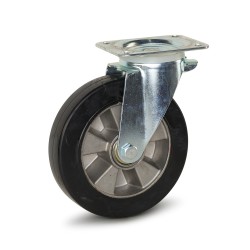 Afvalcontainer zwenkwiel 200 mm- ACA3-200 bij wieltje.nl