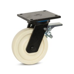Nylon geremd zwenkwiel, perfecte kwaliteit en scherp geprijsd!