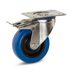 Elastisch rubber geremd wiel, perfecte kwaliteit en scherp geprijsd!