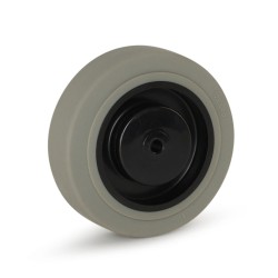  grijs rubber los wiel 125 mm - GR1-125Z