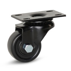 Zwart Nylon zwenkwiel 50 mm - BNY3-50