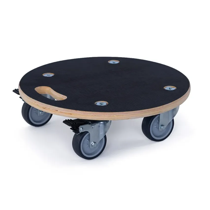 Meubelhondje - Rond - Geremd - TPR Rubber wiel - Max 250kg Meubelhondje - Rond - Geremd - TPR Rubber wiel - Max 250kg