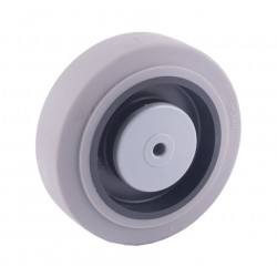 grijs rubber los wiel 125 mm - GR1-125