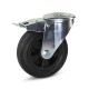 160 mm rubber geremd zwenkwiel - RP6-160