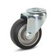 Zwart elastisch zwenkwiel 100 mm - RA5-S100