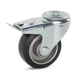 Industrieel zwenkwiel geremd, perfecte kwaliteit en scherp geprijsd!