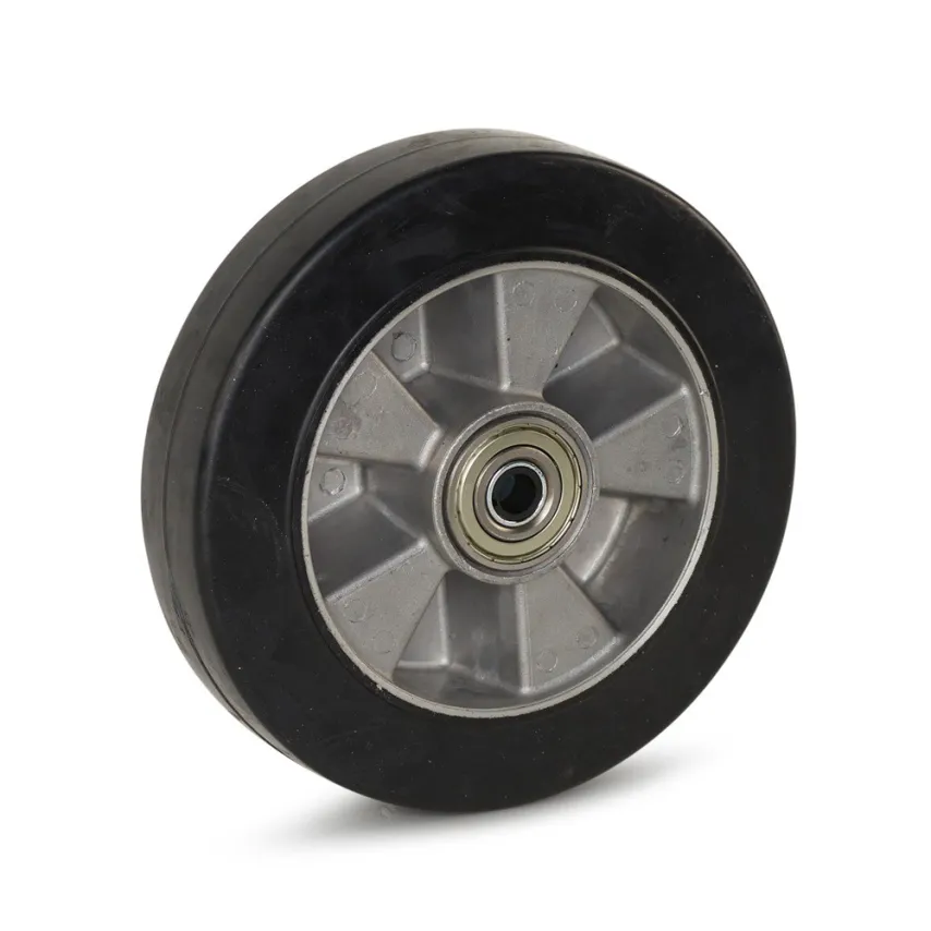 200 mm zwart elastisch los wiel - RA1-200